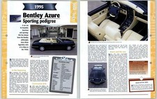 Bentley Azure - 1990/2000 A Century Of Cars - Hachette Page