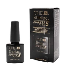 CND Shellac Xpress 5 Top Coat 0.25oz Ultimate Gel Nail Polish Sealer New In Box