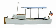 N scale DayCruiser model boat kit with pre assembled hull 1/160 scale