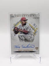 2022 Topps Inception - #BRES-TS Tony Santillan 279/299 (AU, RC)