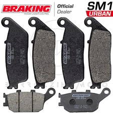 KIT PASTIGLIE FRENO ANTERIORE POSTERIORE BRAKING HONDA CBF 600 2005 2006