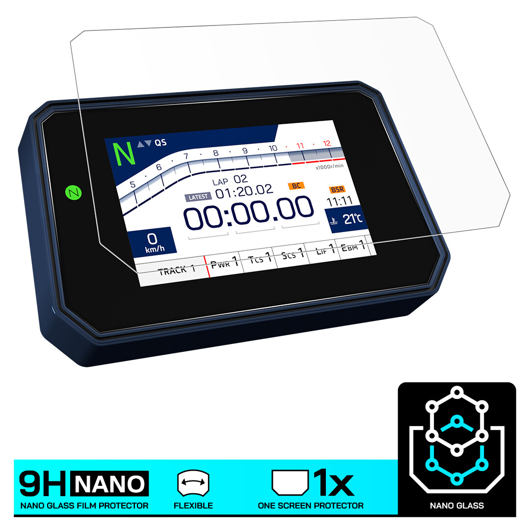 YAMAHA MT-09 (2024-) NANO GLASS Dashboard Screen Protector | eBay