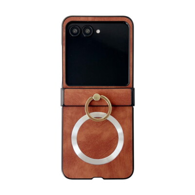 Für Motorola Moto Razr 60/50/40Ultra Etui Leder magnetische Geldbörse Ring Cover