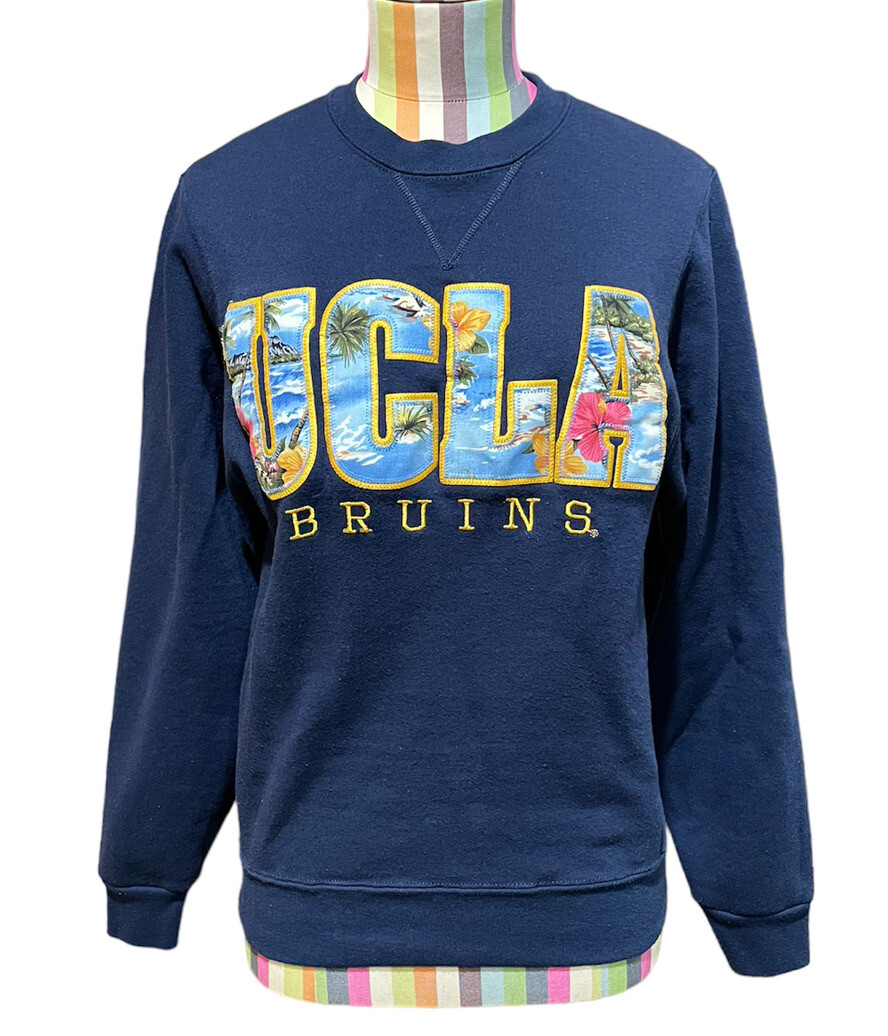 UCLA Bruins Tropical Crewneck Sweatershirt Size XS