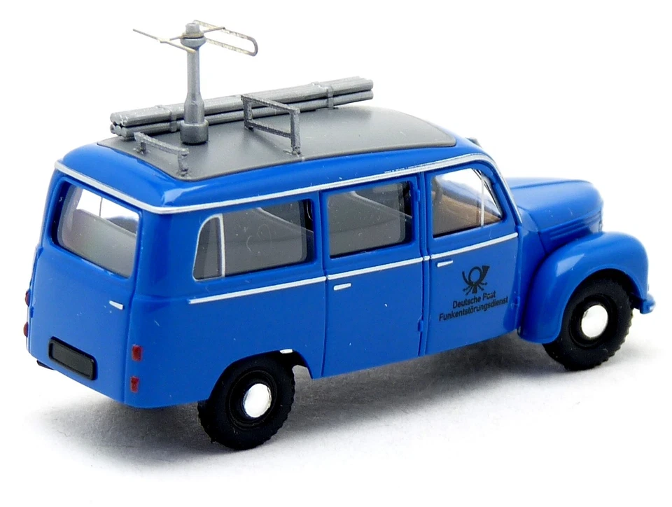 Busch 51259 - Barkas Framo V901 / 2 Bus blau Deutsche Post DDR - 1:87 H0 - Bild 2 von 3