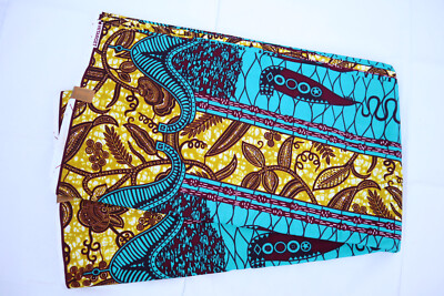 Afrikanische Baumwolle Print Fabrics Ankara Wachs schöne Farben Breite 115 cm