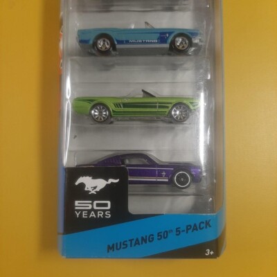 Hot Wheels MUSTANG 50th Anniversary 5-Pack Limited Rare Set | eBay