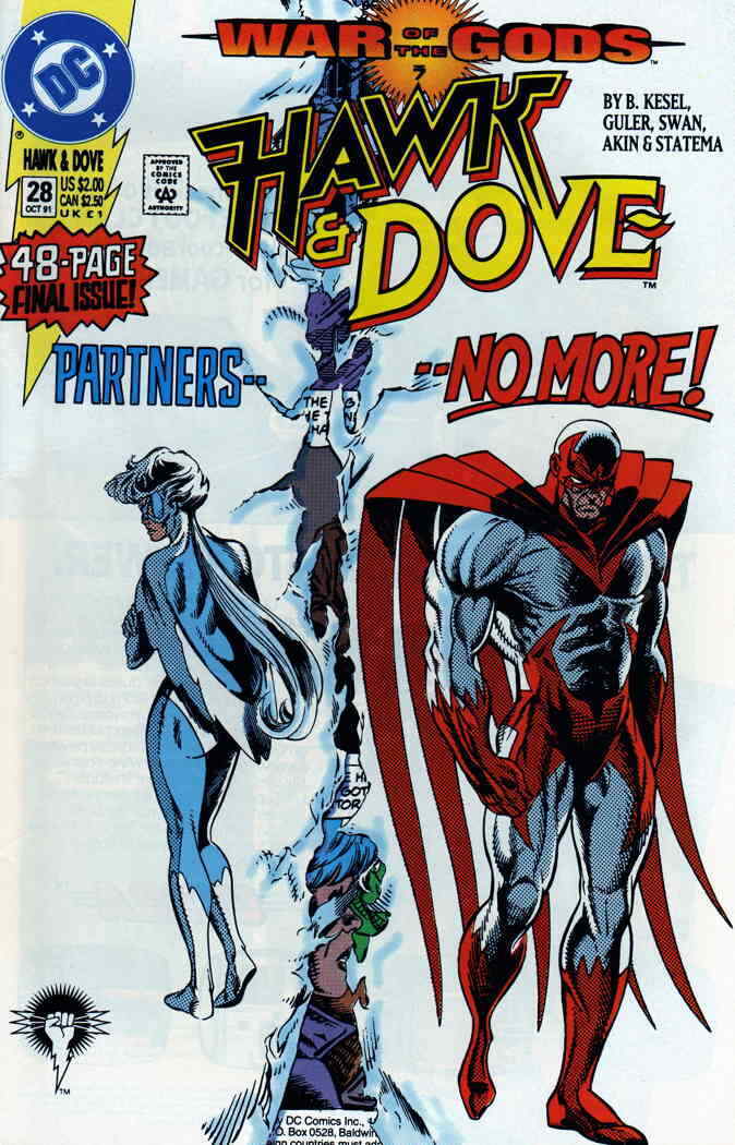 Hawk and Dove (3rd Series) #28 VF; DC | War of the Gods 7 - we combine shipping