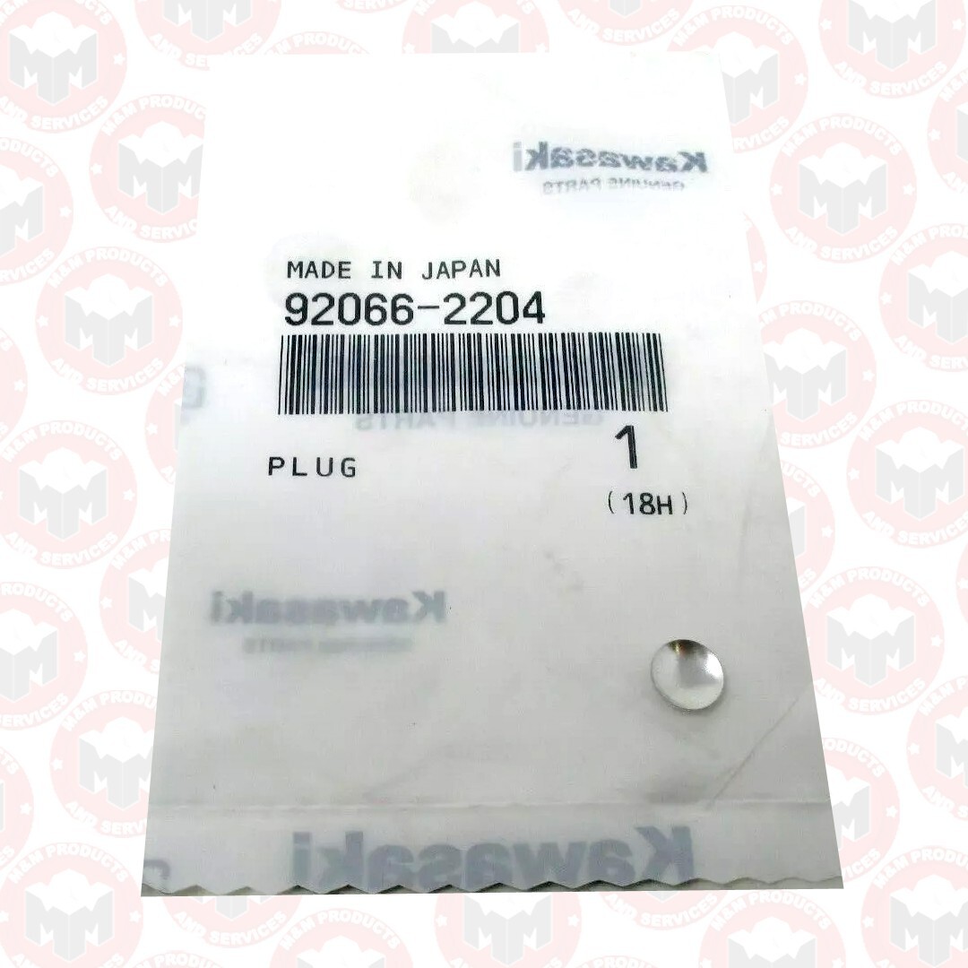 Genuine Kawasaki 92066-2204 Welch Plug or Freeze Plug | eBay
