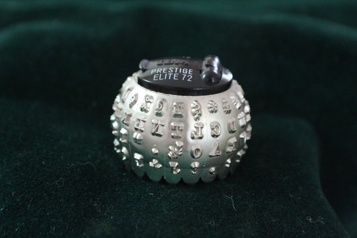 IBM SELECTRIC TYPEWRITER Font Ball Head Font Size 12 IBM PRESTIGE