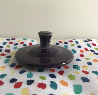 Fiestaware Plum Small Sugar Lid Fiesta Retired Purple Replacement LID ONLY