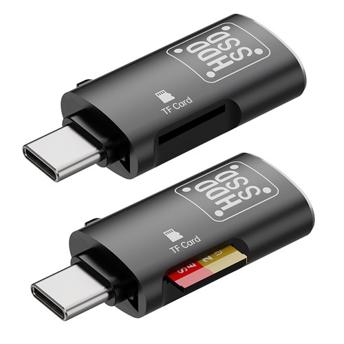 2-in-1-Kartenleser 5 Gbit/s OTG Typ-C auf USB 3.0 TF-Kartenleser für iPhone 15/i - Afbeelding 9 van 18
