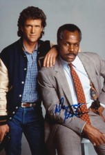 DANNY GLOVER signed Autogramm 20x30cm LETHAL WEAPON in Person autograph COA