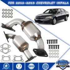 For 2012-2013 Chevrolet Impala 3.6L V6 Front & Rear Side Catalytic Converters