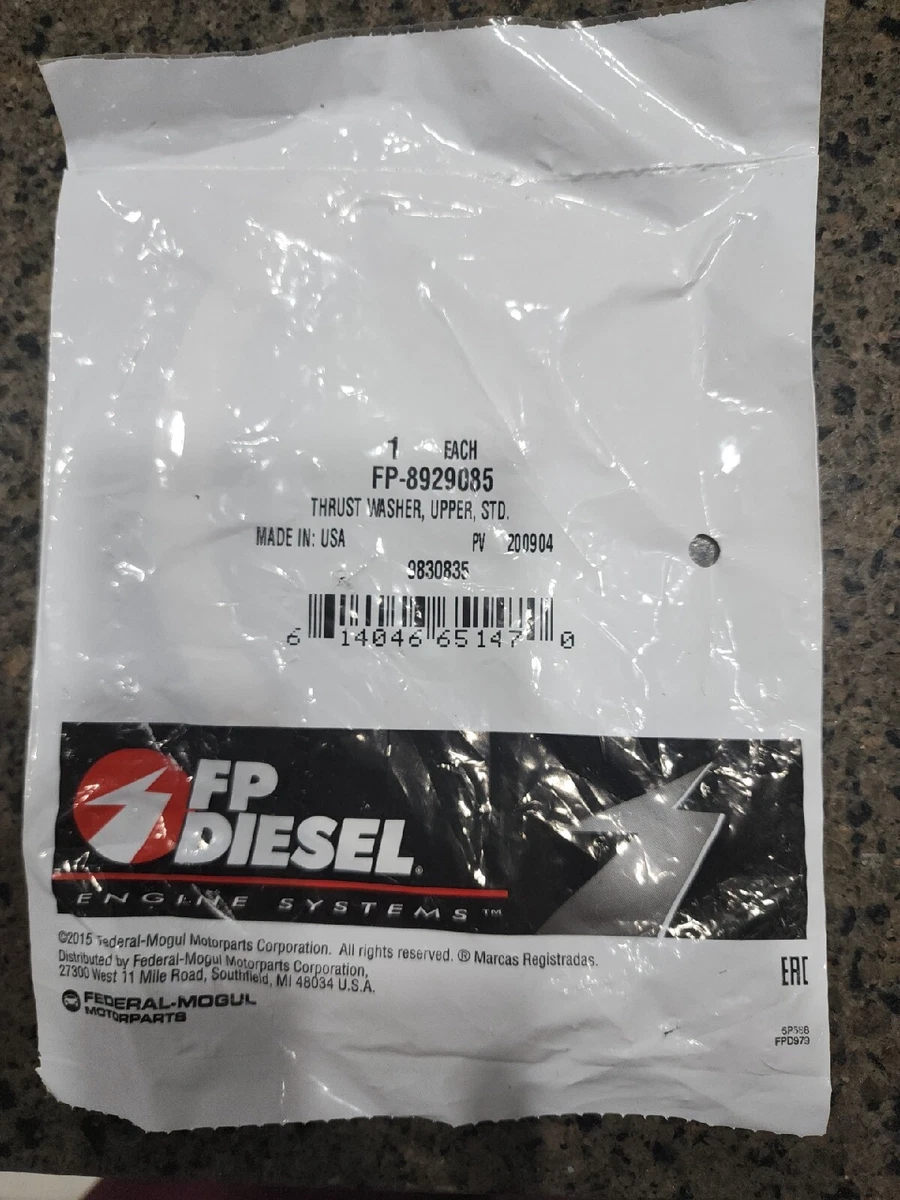 Fp DIESEL DETROIT 11.1L , 12.7L SERIES 60 THRUST WASHER PART 