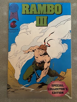 Bag/Board Rambo III aka First Blood  Carolco Blackthorn Special Collector 1988
