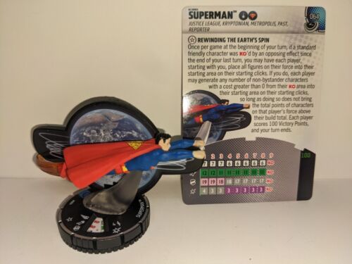 DC HeroClix MOT Masters of Time 064 Superman Ultra Chase with card