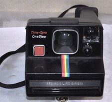 POLAROID TIME-ZERO ONE STEP CAMERA VINTAGE COMMERCIAL SURPLUS GOOD