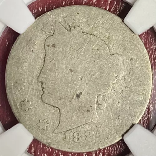 NGC FAIR-2 LOWBALL!  1884 LIBERTY V NICKEL