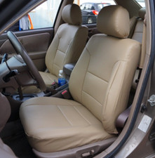 For Toyota Camry 2002-06 Leather-like Custom Made Fit 2 Front Seat Covers For Toyota Camry 2002-06 Leather-like Custom Made Fit 2 Front Seat Covers