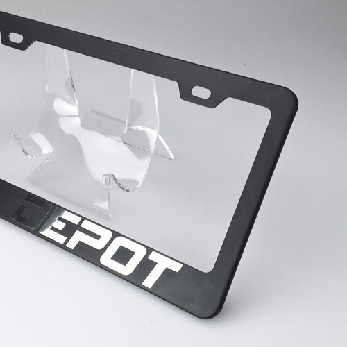 Matte Black Fit Mercedes Benz Mirror Laser Etched License Plate Frame Screw Cap - Picture 7 of 11