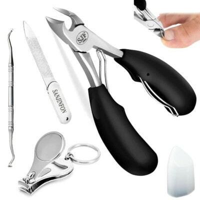 Ingrown Thick Toe Nail Clippers for Podiatrist Seniors Elderly Trimmers Nippers