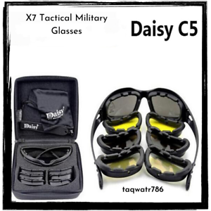 Daisy X7 Militar Táctico Gafas Gafas de sol Gafas de montar a caballo de la motocicleta