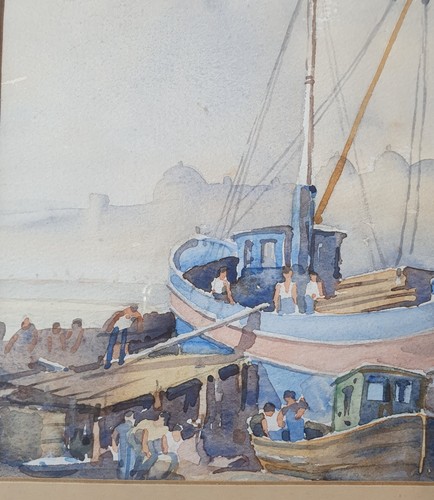 Large Framed Watercolour "Istanbul" by Winton Aldridge (1906-1997) English - Picture 7 of 14