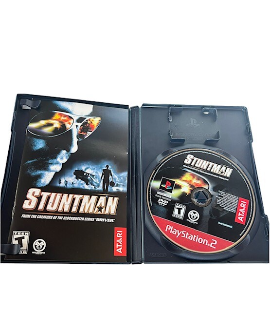 Playstation 2 Video Game Play Station PS2 two box Stuntman