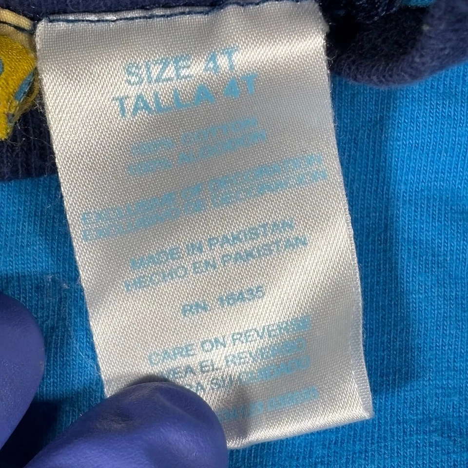 Camisa Thomas & Friends 4T Niño Manga Larga Tanque Motor Tren 2007 James Azul Foto 4 de 4