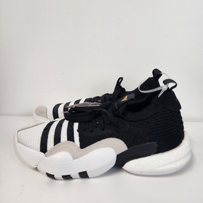 Mens Adidas Trae Young 2 Casual Basketball Shoe Black White  display picture 1