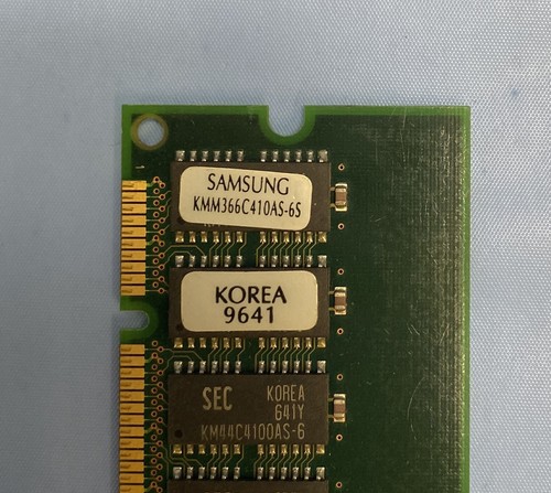 32MB Samsung KMM366C410AS-6S 60n/s 168-Pin SDRAM FastPage ECC Server Memory - Picture 2 of 3
