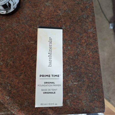 New Bare Minerals Prime Time Original Foundation Primer Full Size 2 oz/ 60 ml