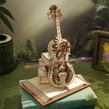 OKR Magic Cello - 3D Wooden Puzzle Music Box DIY Kit