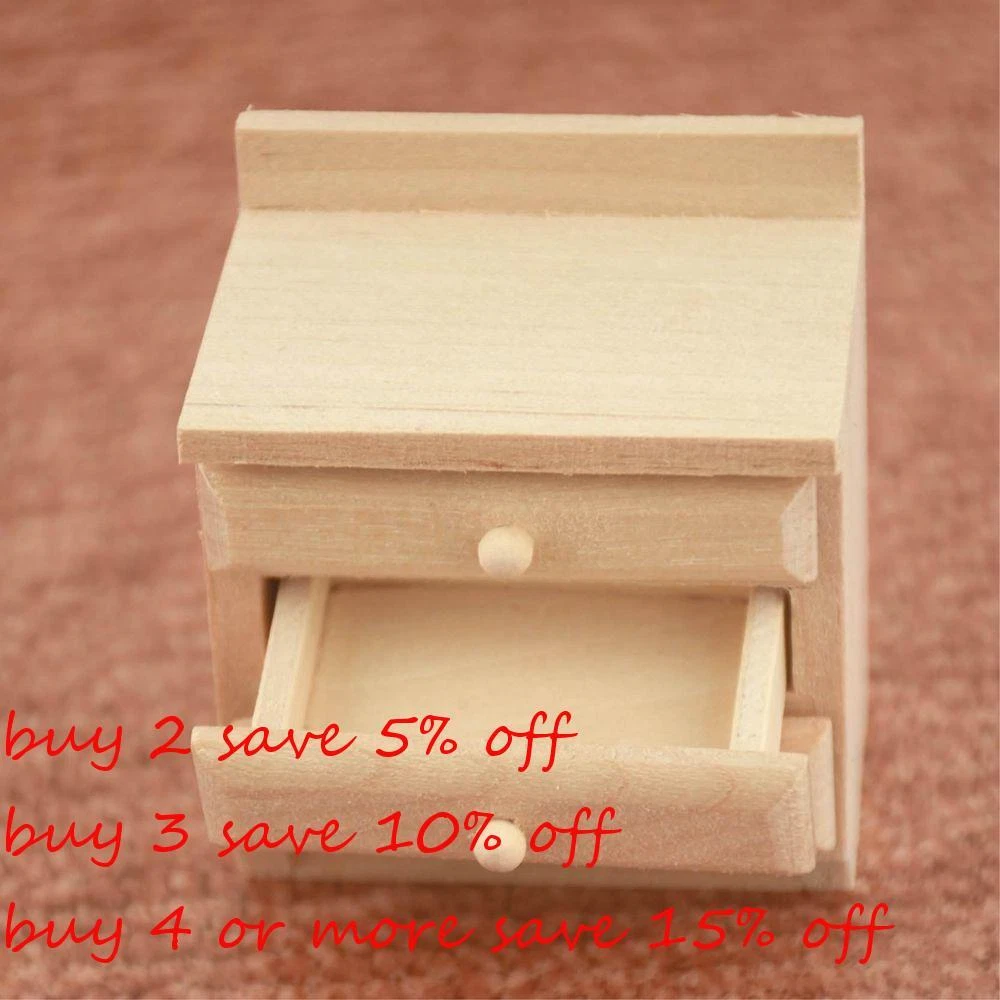 Simulation Dollhouse Furniture Wooden Furniture Model Storage Corner Cabinet