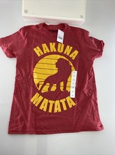 Disney Lion King Hakuna Matata T-Shirt Youth Kids Children Small Simba Sunset