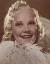 Sonja Henie (Vintage) signed 7x9 photo