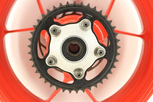 2018 APRILIA TUONO V4 1100 FACTORY ABS OEM REAR BACK WHEEL RIM STRAIGHT HUB - Picture 2 of 16