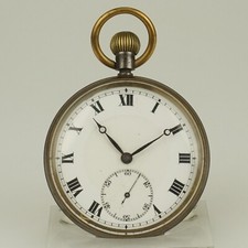 WORKING Pocket Watch Men's no fusee duplex no chronometer no repeater RAR
