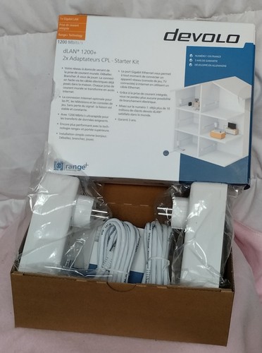 DEVOLO 1200 NETZTEIL, DANK IHRER BOX, MULTIPLIZIEREN SIE ETHERNET IN DER🏠, SIEHE FOTOS - Bild 5 von 13