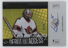 2024-25 Upper Deck Credentials Yellow 34/49 Leevi Merilainen #DTAAH-LM Auto 0v7