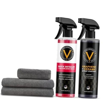 VPD Graphene Ceramic Kit & Detailer Kit - Ultimate Car Detailing Set with 