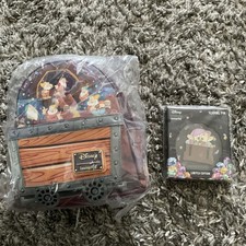 NWT Loungefly Disney Seven Dwarfs mine cart m...