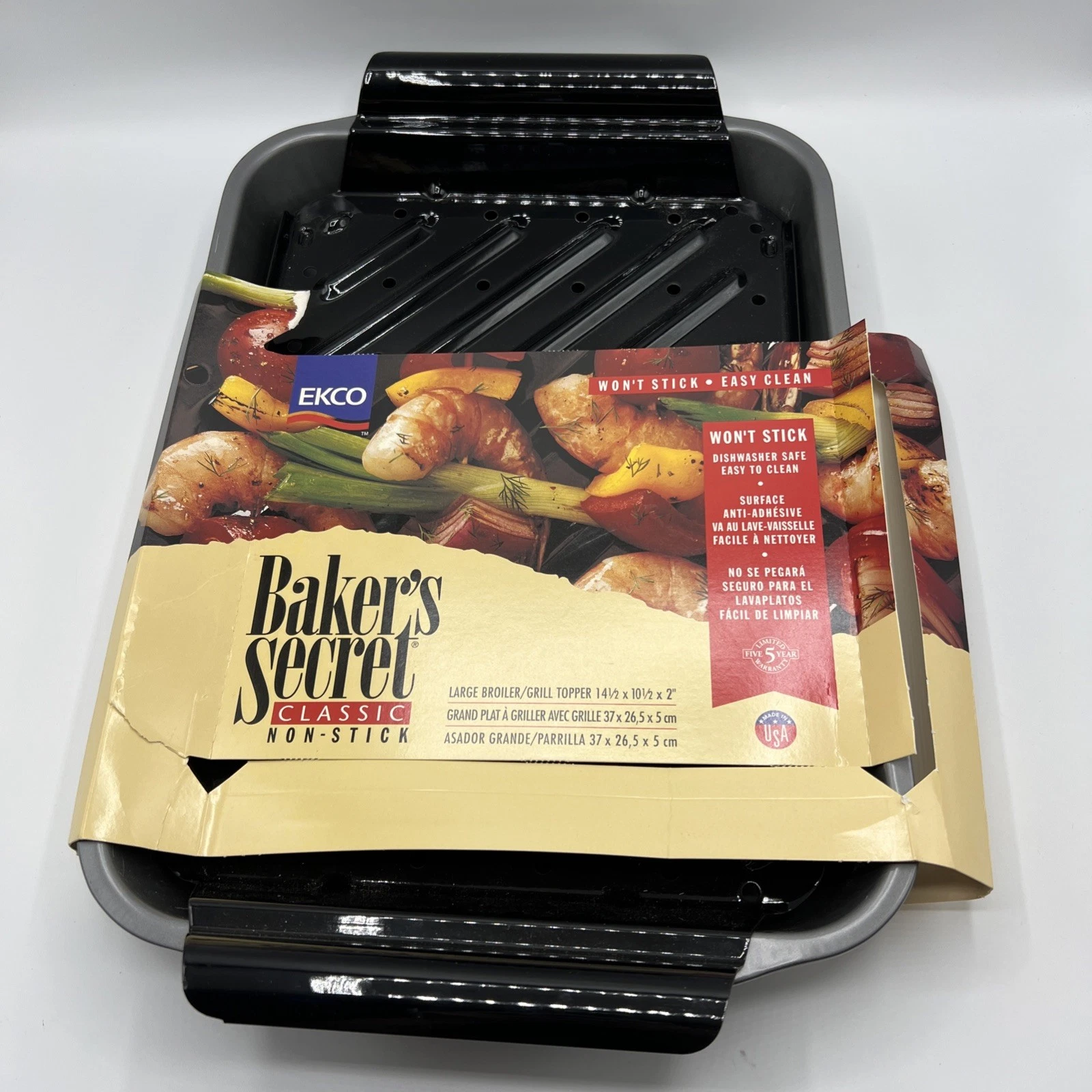 Ekco Bakers Secret Large Broiler Pan Non Stick