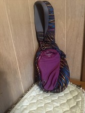 purple patterned Osprey Daylite sling bag des...