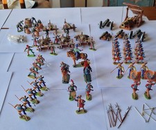 Elastolin 4cm Konvolut 47 Landsknechte, Kanonen, Waffen