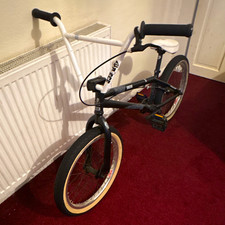 Sunday BMX Bike 20 in Black/White BMX Bar Rim Brake 1 Speed Tanwall Tyres