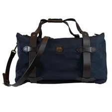 Filson Medium Rugged Twill Duffle Bag Navy