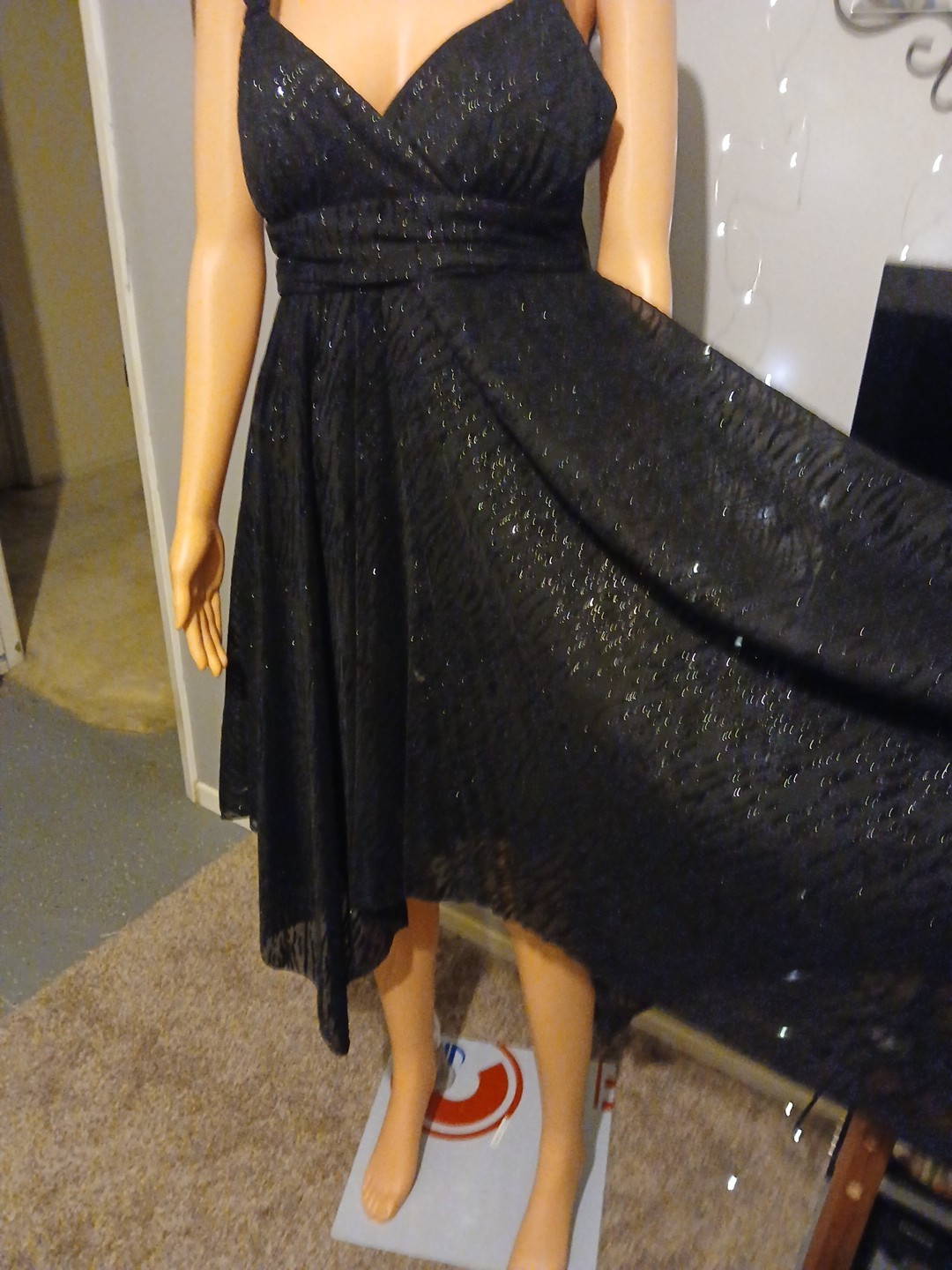 Black Sparkling Women's Dress Size 12, Olivia Mathews