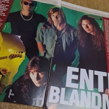 Vintage MR BIG ERIC MARTIN PAUL GILBERT RAW A4 2 Pages CLIPPING POSTER MAGAZINE